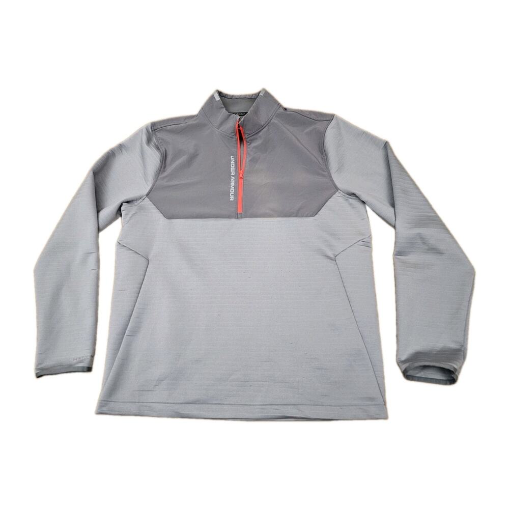 Under Armour Mens UA Storm Daytona 1/2 Zip Golf Pullover, gray XL
